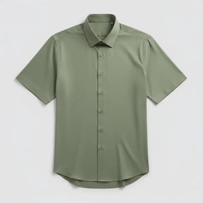 Camisa Social Masculina Manga Curta