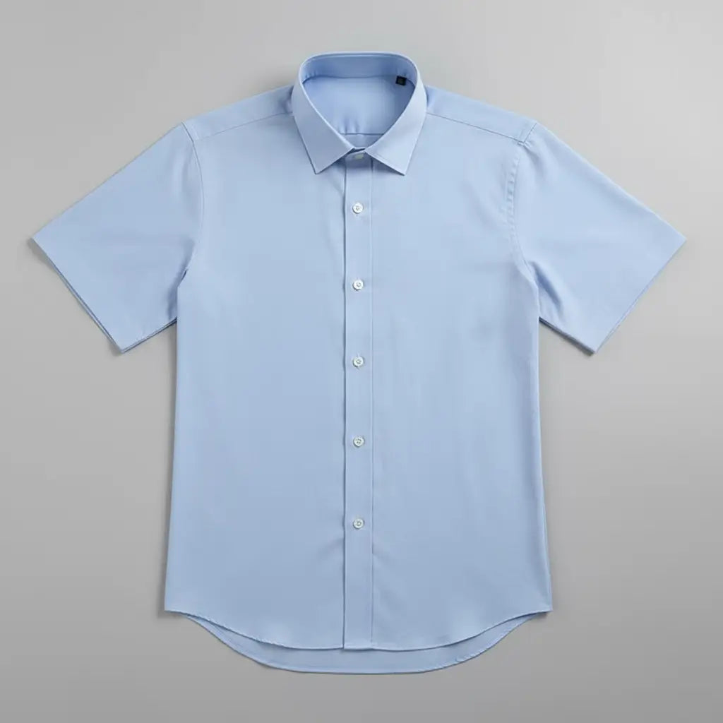 Camisa Social Masculina Manga Curta