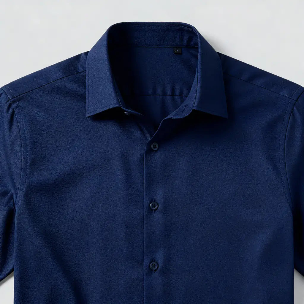 Camisa Social Masculina Manga Curta