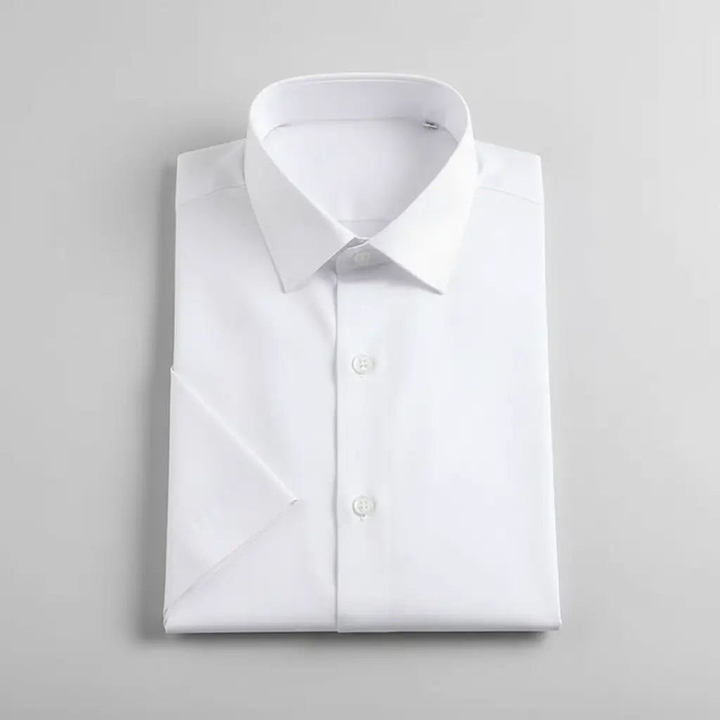 Camisa Social Masculina Manga Curta