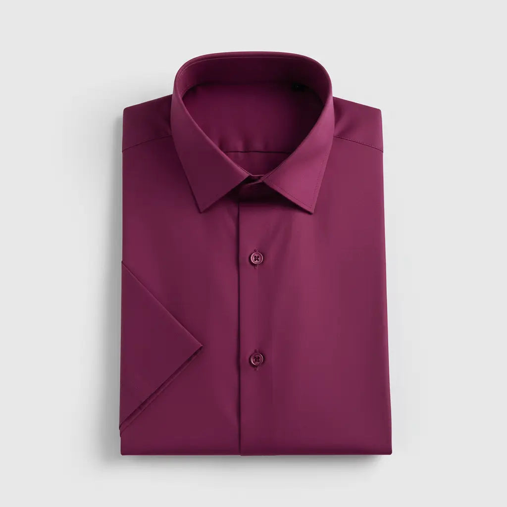 Camisa Social Masculina Manga Curta