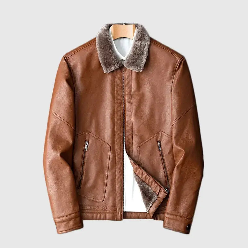Casaco masculino elegante para inverno com acabamento premium