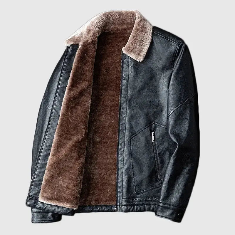 Casaco masculino elegante para inverno com acabamento premium