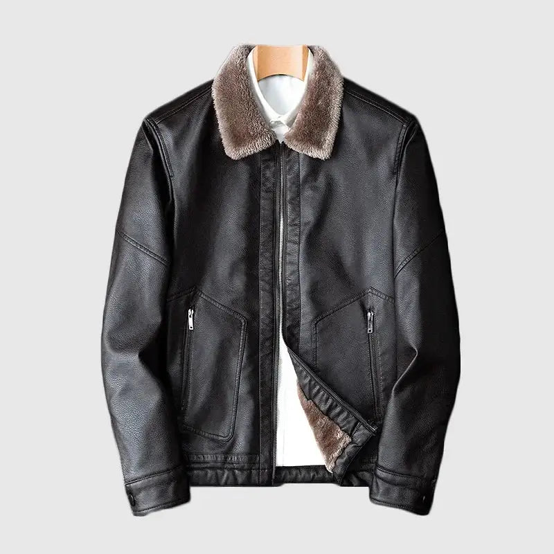 Casaco masculino elegante para inverno com acabamento premium