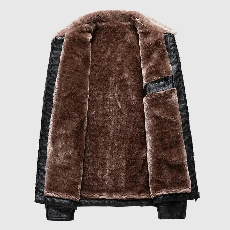 Casaco masculino elegante para inverno com acabamento premium