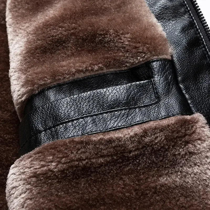 Casaco masculino elegante para inverno com acabamento premium
