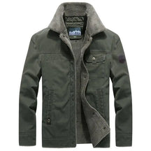 Jaqueta masculina sherpa premium bege forrada com interior térmico e design sofisticado para inverno