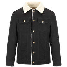 Jaqueta masculina sherpa premium verde militar forrada com gola térmica e design casual sofisticado