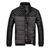 Jaqueta masculina puffer premium térmica com acabamento sofisticado e design acolchoado para inverno
