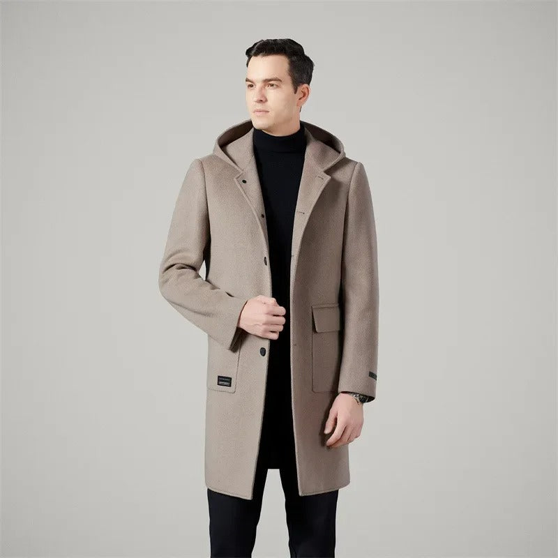 Sobretudo Masculino Milano com Capuz