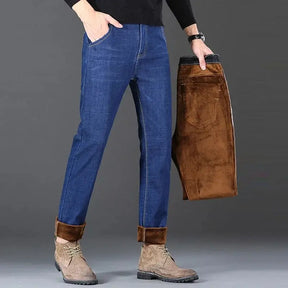 Calça Jeans Masculina Forrada Térmica