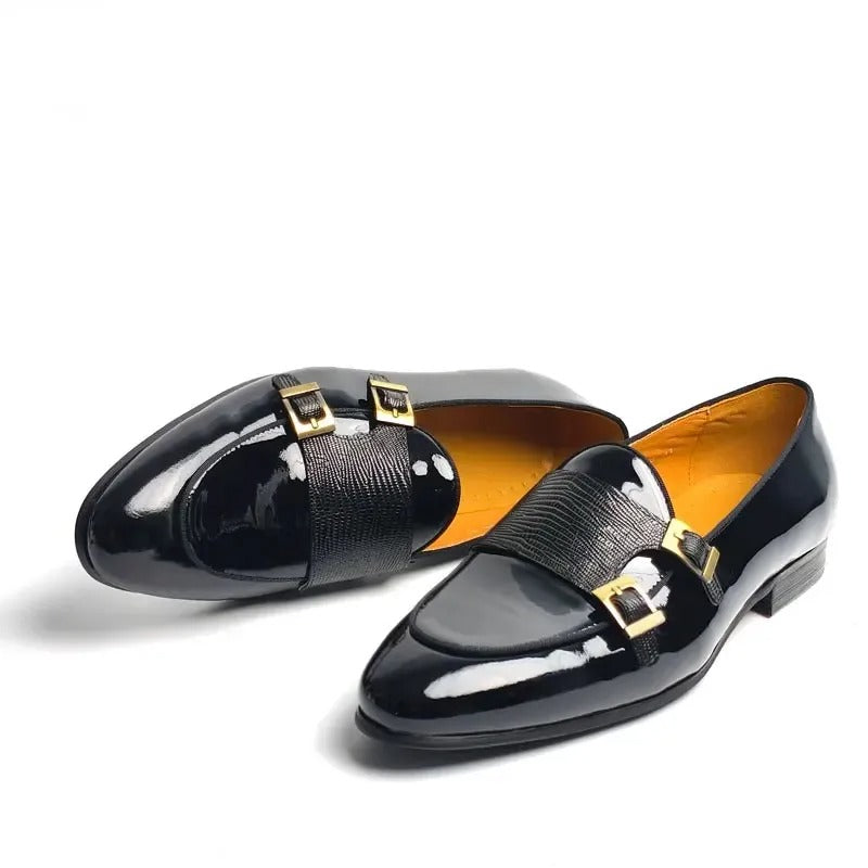 Sapato Masculino Monk Strap Verona Em Couro Legítimo