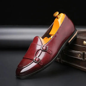 Sapato Masculino Loafer Double Monk Retrô