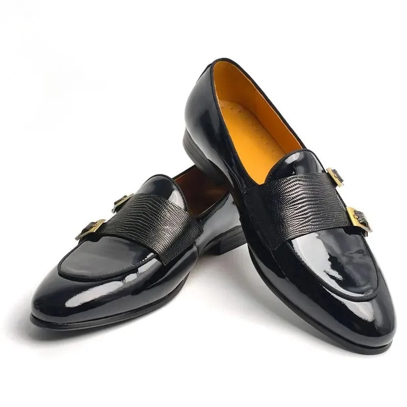 Sapato Masculino Monk Strap Verona Em Couro Legítimo
