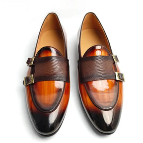 Sapato Masculino Monk Strap Verona Em Couro Legítimo