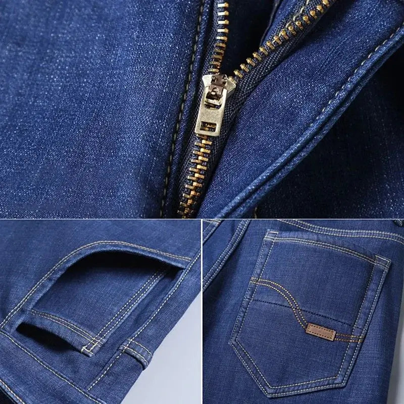 Calça Jeans Masculina Forrada Térmica
