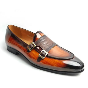 Sapato Masculino Monk Strap Verona Em Couro Legítimo