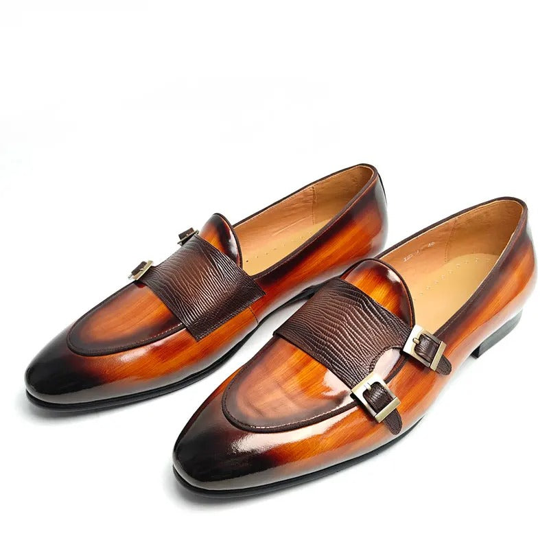 Sapato Masculino Monk Strap Verona Em Couro Legítimo