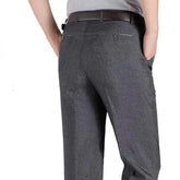 Calça masculina business com corte reto, tecido macio e visual elegante para uso diário e eventos sociais