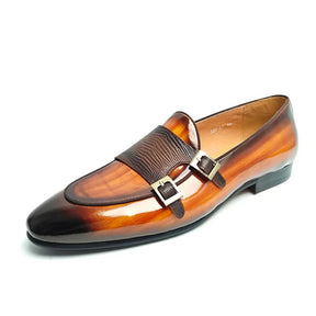 Sapato Masculino Monk Strap Verona Em Couro Legítimo