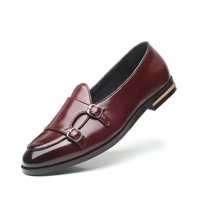 Sapato Masculino Loafer Double Monk Retrô