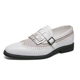 Sapato social loafer masculino premium com detalhe kiltie sofisticado e design europeu exclusivo elegante