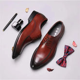 Sapato social Derby masculino premium com acabamento polido sofisticado e design apron toe elegante executivo