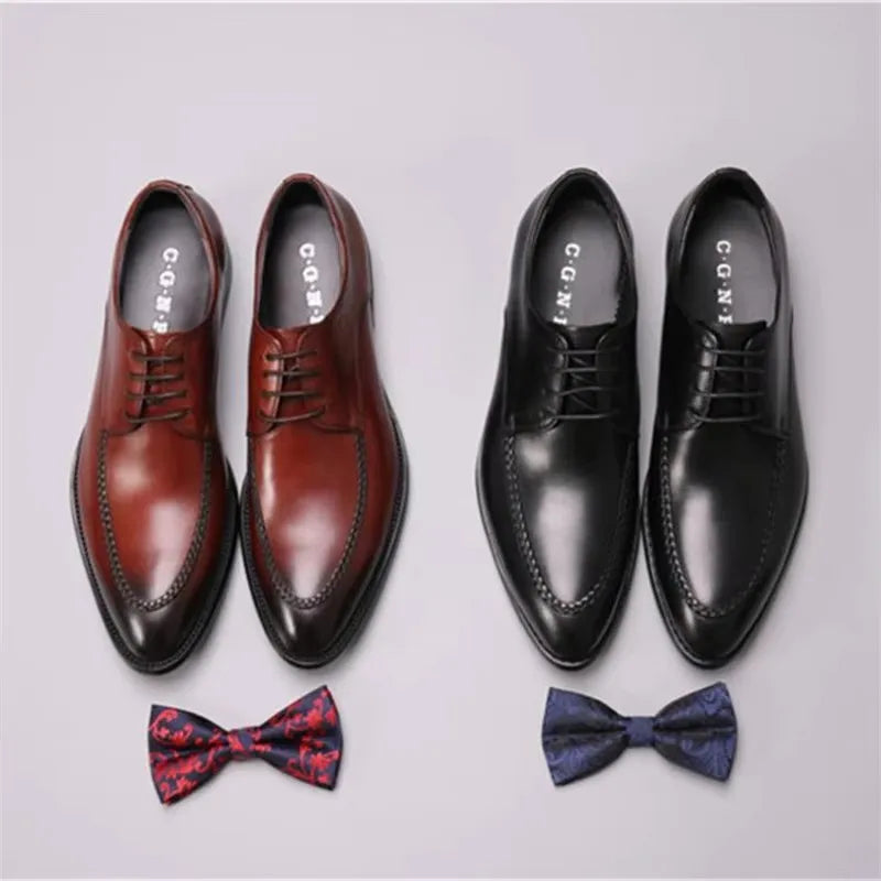 Sapato social Derby masculino premium com acabamento polido sofisticado e design apron toe elegante executivo