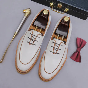 Sapato social Derby masculino premium contemporâneo com design sofisticado e acabamento elegante