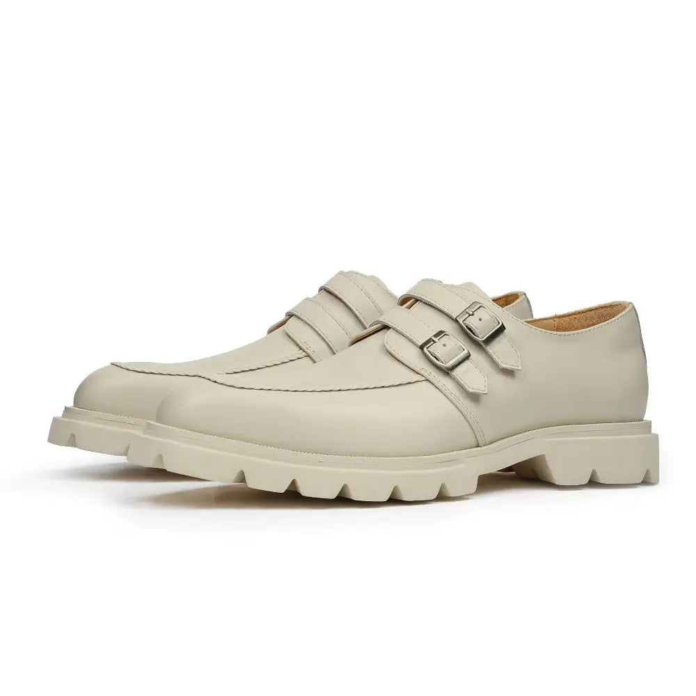 Sapato social monk strap masculino premium com solado tratorado robusto e design sofisticado