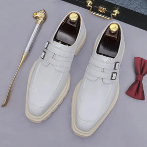 Sapato social monk strap masculino premium com solado tratorado robusto e design sofisticado