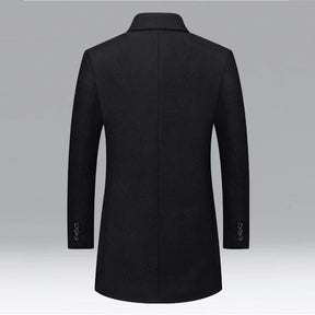 sobretudo masculino  lã premium elegante inverno social moderno