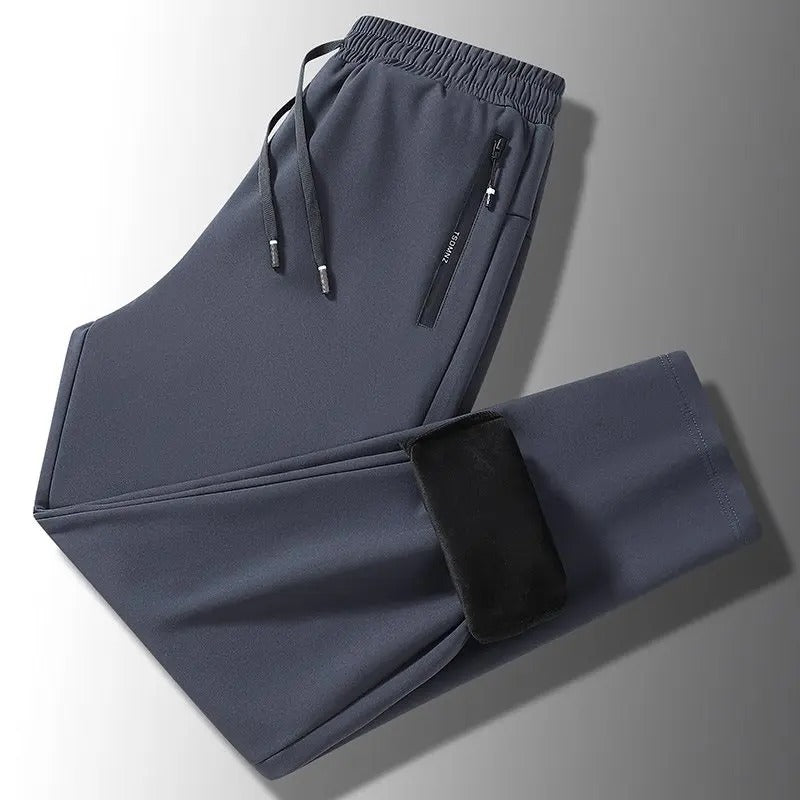 Calça Masculina de Inverno Softshell Impermeável com Forro Fleece