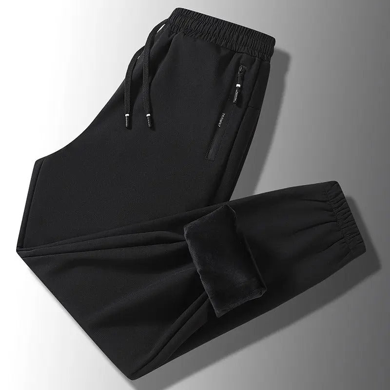 Calça Masculina de Inverno Softshell Impermeável com Forro Fleece